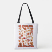 Wees je eigen soort mooi tote bag (Achterkant)