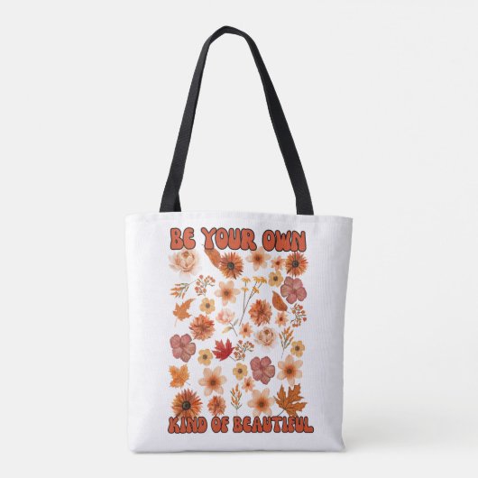 Wees je eigen soort mooi tote bag (Achterkant)