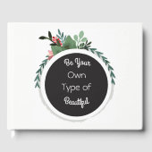 Wees je eigen soort mooie adresboek gastenboek (Voorkant)