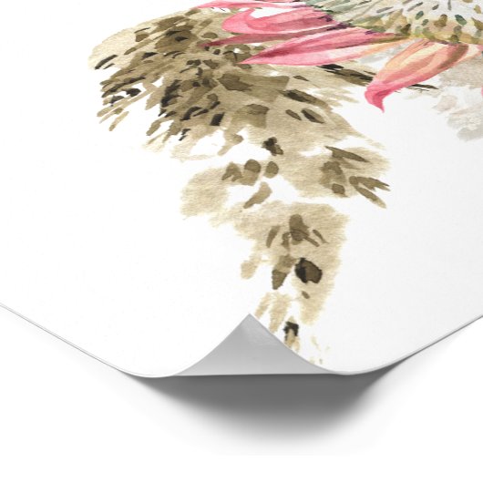 Wees je eigen soort mooie citaatroenroenbloem poster (Hoek)