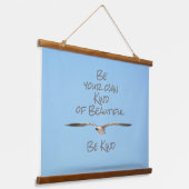 Wees je eigen soort schoonheid als een soort zeeme hangend wandkleed (Gebogen)