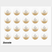 Wees je eigen sparkle Inspirerend quotes Ronde Sticker (Vel)