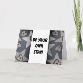 Wees je eigen ster! kaart (Voorkant)
