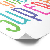 Wees je eigen superheld, Inspirerend citaat Poster (Hoek)