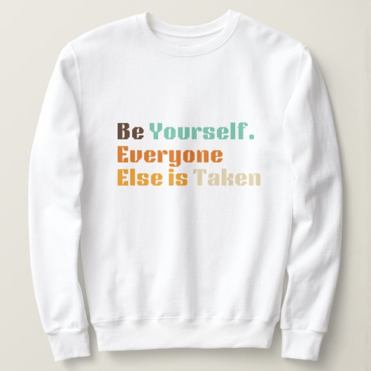 Wees je eigen sweatshirt (Design voorkant)