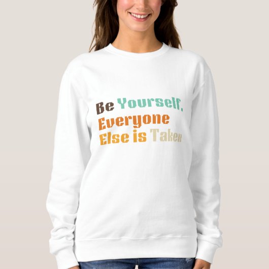 Wees je eigen sweatshirt (Voorkant)