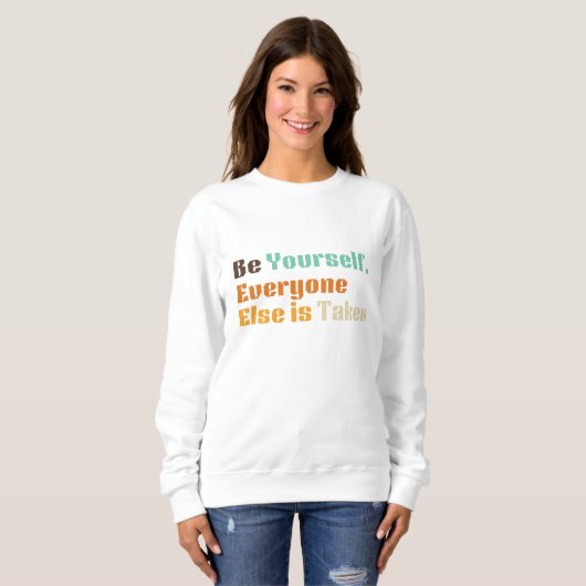 Wees je eigen sweatshirt (Voorkant volledig)