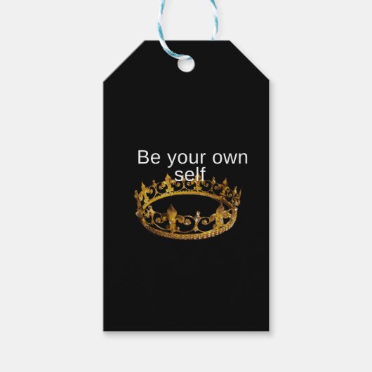 Wees je eigen zelf cadeaulabel (Voorkant)