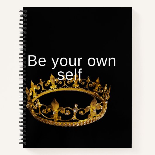 Wees je eigen zelf notitieboek (Voorkant)