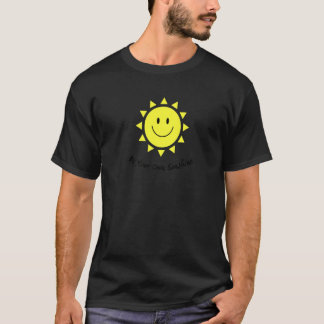 Wees je eigen zonneschijn Schattig glimlachend gez T-shirt