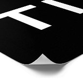 Wees je gemakkelijk poster (Hoek)