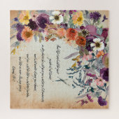 Wees je gids, herfstflorale mix legpuzzel (Horizontaal)