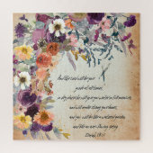 Wees je gids, herfstflorale mix legpuzzel (Verticaal)