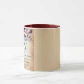 Wees je gids, herfstflorale mix mok (Midden)