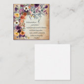 Wees je gids, herfstflorale mix notitiekaartje (Voorkant / Achterkant)