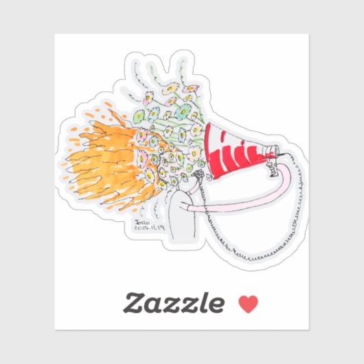 Wees je grootste fan sticker (Vel)
