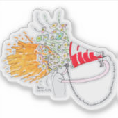 Wees je grootste fan sticker (Voorkant)