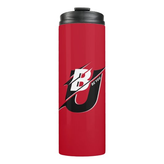 Wees je modern rood thermosbeker (Voorkant)