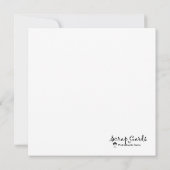 Wees je mooie zelf platte Wenskaart (Achterkant)