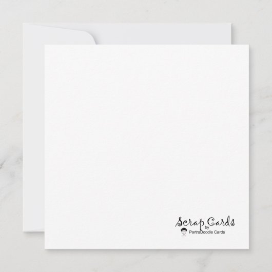 Wees je mooie zelf platte Wenskaart (Achterkant)