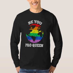Wees je pro koningin Glbt  homepage T-shirt