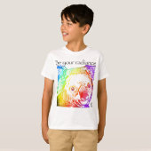 Wees je radiante koala regenboogdieren t-shirt (Voorkant volledig)