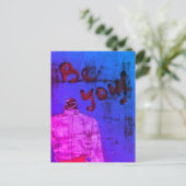 Wees je vogel gemengde media briefkaart (Staand voorkant)