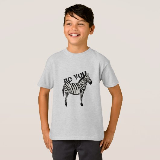 Wees je Zebra grafisch T-shirt (Voorkant volledig)