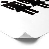 Wees je zielig en homo poster (Hoek)