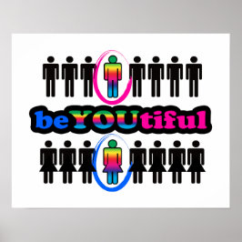 Wees je zielig en homo poster