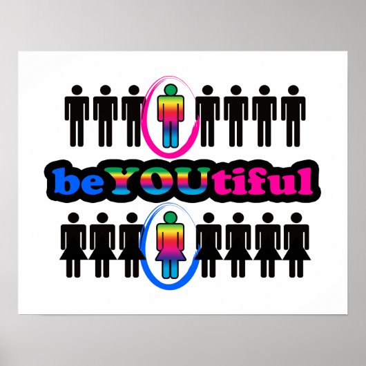 Wees je zielig en homo poster (Voorkant)