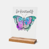 Wees jezelf acryl bord (Hoek)