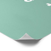 Wees jezelf. Alle anderen worden al gedrukt Poster (Hoek)