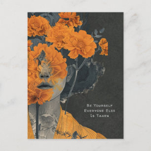 Wees jezelf als artistiek Briefkaart