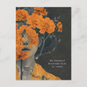 Wees jezelf als artistiek Briefkaart (Voorkant)