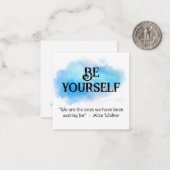 *~* WEES JEZELF AP62 Alice Walker Flat Note Kaart Notitiekaartje (Voorkant / Achterkant in situ)