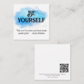 *~* WEES JEZELF AP62 Alice Walker Flat Note Kaart Notitiekaartje (Voorkant / Achterkant)