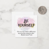 *~* WEES JEZELF AP62 Buckminster Flat Note Kaart Notitiekaartje (Voorkant / Achterkant in situ)