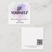 *~* WEES JEZELF AP62 Pastel Burst Flat Note Kaart Notitiekaartje (Voorkant / Achterkant)