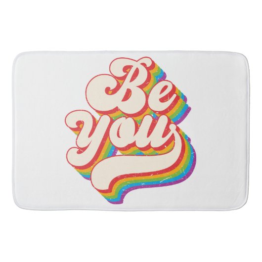 Wees jezelf! Badmat (Voorkant)