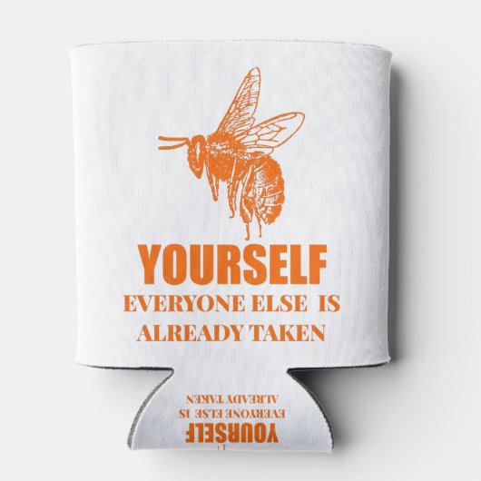 Wees jezelf blikjeskoeler (Achterkant)