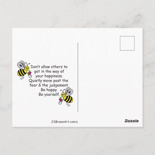 Wees jezelf_ briefkaart (Achterkant)