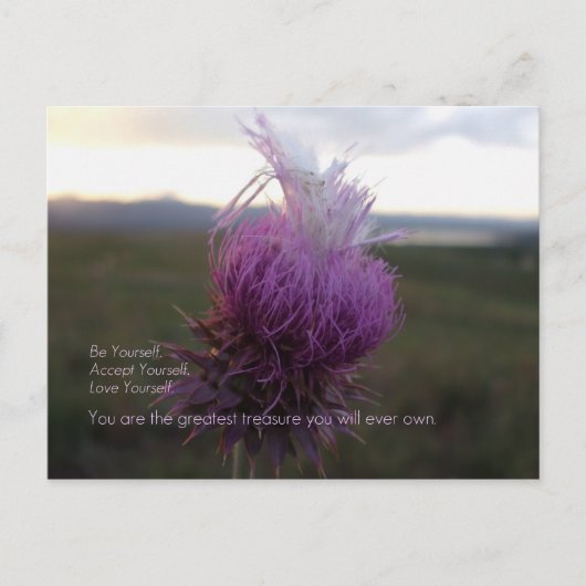 Wees jezelf briefkaart (Voorkant)