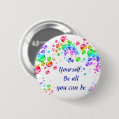 Wees jezelf_ Button (Voorkant /achterkant)