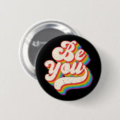 Wees jezelf! Button (Voorkant /achterkant)