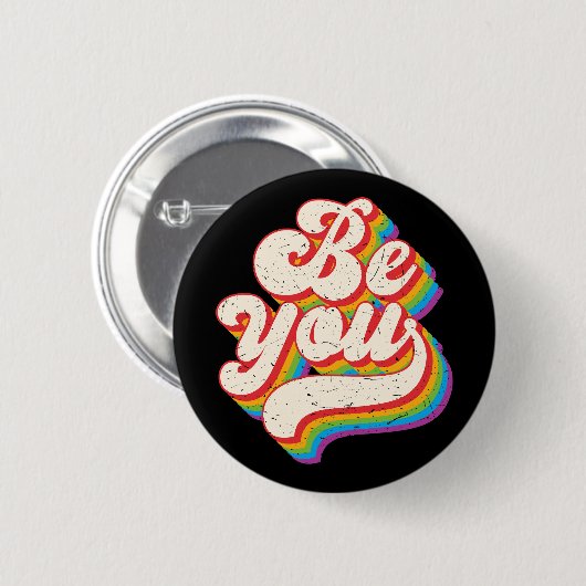 Wees jezelf! Button (Voorkant /achterkant)