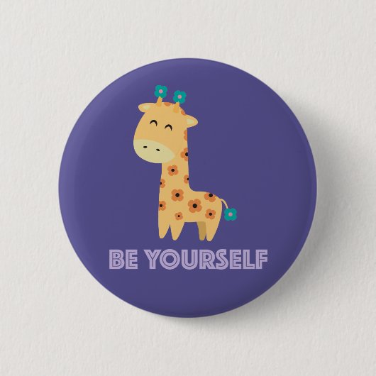 Wees jezelf Button (Voorkant)