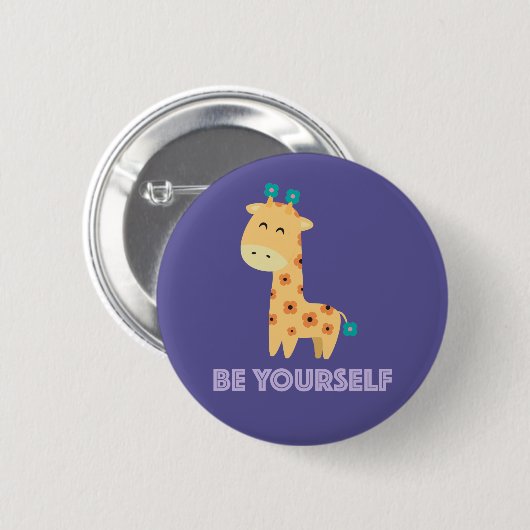 Wees jezelf Button (Voorkant /achterkant)