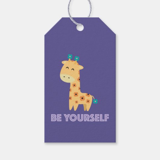 Wees jezelf cadeau Label Cadeaulabel (Voorkant)