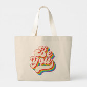 Wees jezelf! CANVAS TAS 2 (Achterkant)